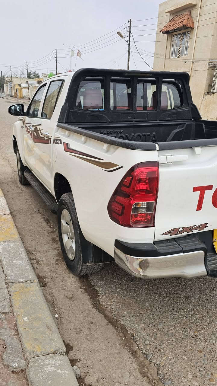 🚗 للبيع: تويوتا هايلوكس 2020
📍 مكان السيارة: ميسان – المركز
📞 للتواصل: ***********
💰 السعر: 275 ورقة – قابل للتفاوض
📊 المسافة المقطوعة: 300000 كيلومتر
🛠️ المحرك: 4 سلندر – 2700cc كاز 

• دفع رباعي AWD
• محرك ديزل (كاز)
📌 تفاصيل إضافية:
• رقم السيارة: شمالي أربيل
• وكالة عامة باسم المالك
• لون السيارة: أبيض

📞 للتواصل: ***********

💰 السعر: 275 ورقة – قابل للتفاوض
