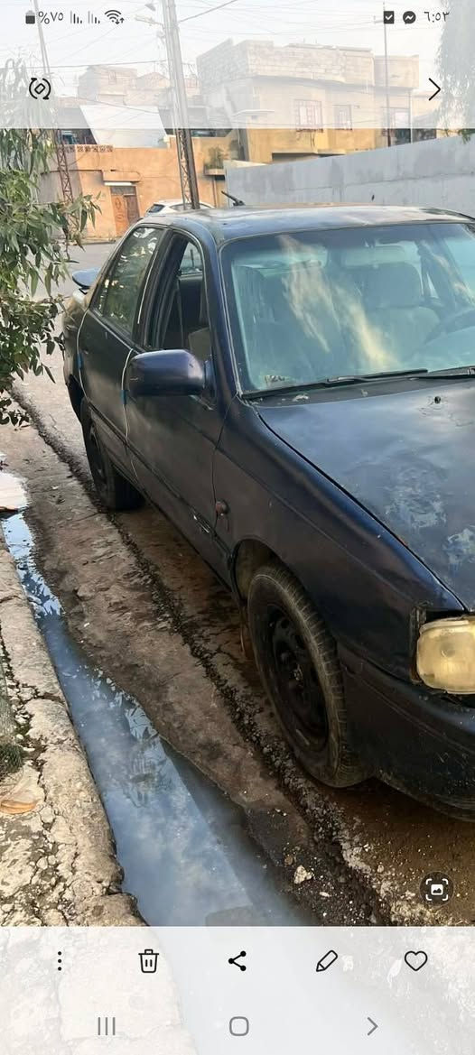 النترا هونداي للبيع فقط 
موديل 1993
كير ومحرك مابيهم شي 
السيارة شغالة 
شرط التحويل شرعي موجود
***********
***********
موصل جانب الأيمن
السعر 14 وبيها مجال قليل
