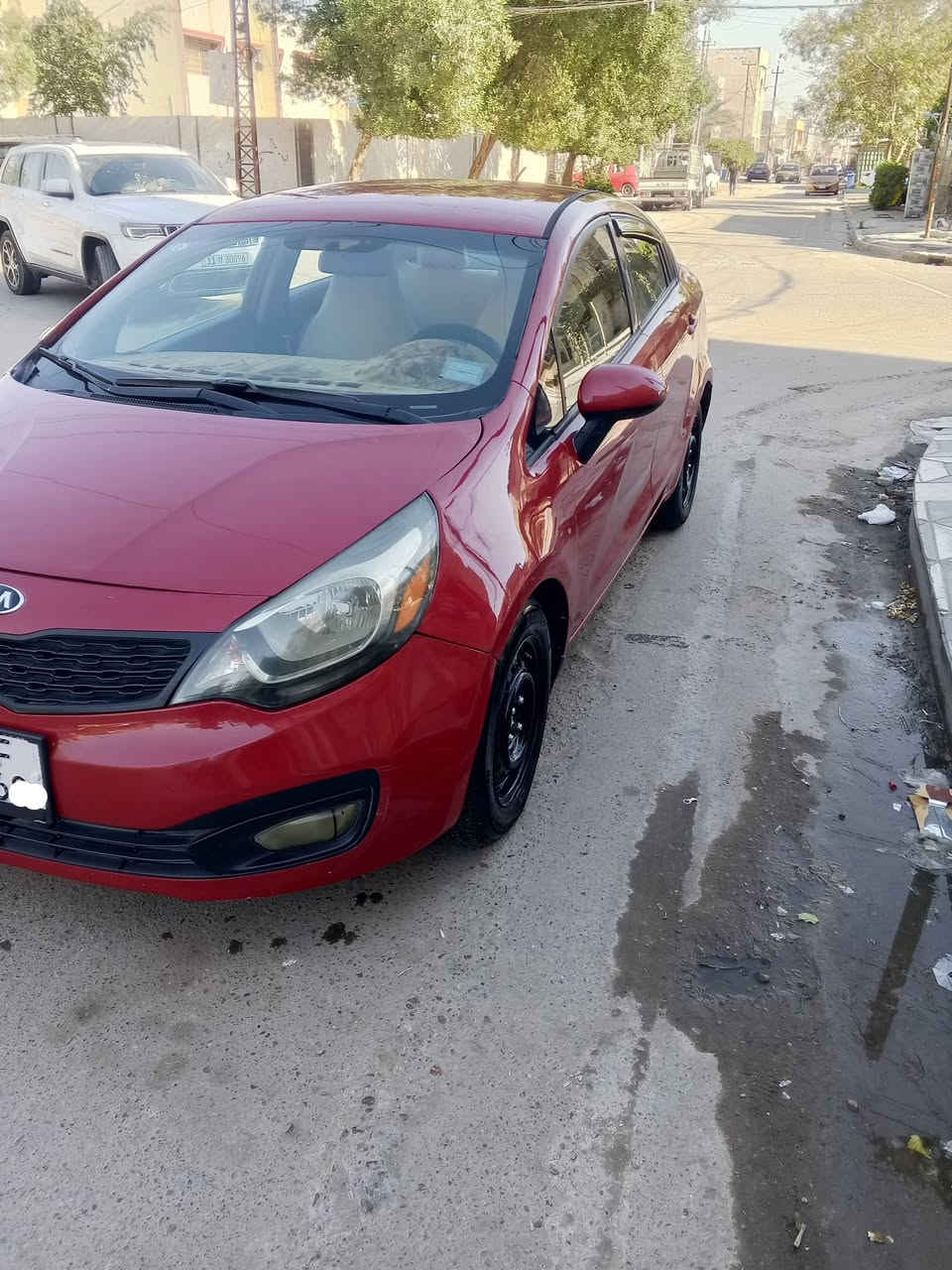 كيا ريو رقم بغداد موديل 2014 رقم دولي محرك1600 السعر 83 موبايل ***********
