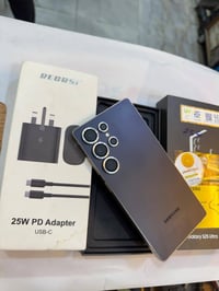 سامسونك S25 Ultra  ذاكرة 256 نضافة 100‎%‎ فقط مفتوح من الكارتون ضمان ش...
