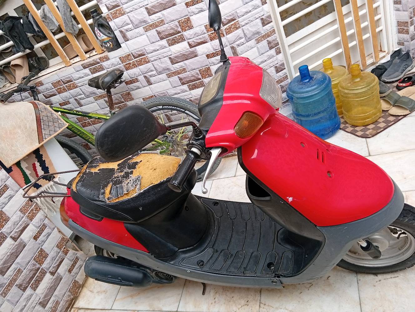 السلام عليكم دراجة بطة 60خطين ياباني للبيع دراجه مجفت مرة وحدة كابريتر جديد السكن كربلاء حي الرسالة قرب اسواق السدرة للعلم دراجة نضيفةنكرة الله شاهد  