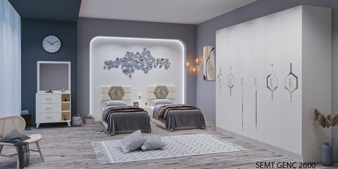 ♦️🔈 *تم وصول*🔈♦️
*موديل* سيمات - شبابي  * 
 
♦️ *5 *قطع ابواب* *شبابي *
♦️ *كنتور*220  سم صافي داخل كنتور 52  سم برغي جوي حديد 

♦️ *ميزت تواليت نفس الصوره 85 سم 
♦️ *كومدي عدد 1 مع ظهر إنارة 
♦️ *سرير *95*195 سم* عدد 2

*السعر 650 الف 

توصيل بغداد مجانا 
اطراف ٢٠ الف 
محافظات ٧٥ الف


**إذا كنت صاحب هذا الإعلان وتريد حذفه لأي سبب، رجاءا أرسل رسالة إلى الدعم الفني**