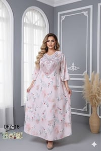 مخور نسائي • كشمير زيتي • مقاسات 2XL-5XL