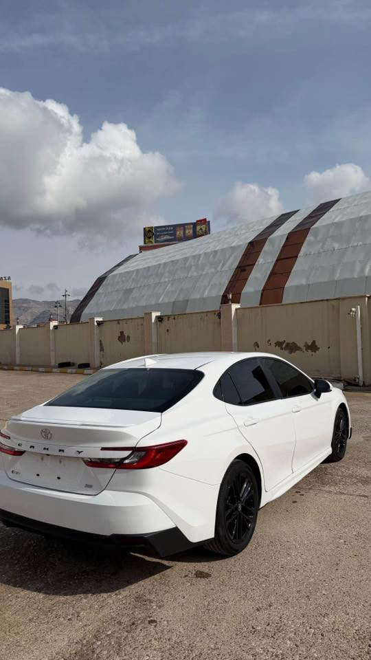 كامرى 2025  هايبرد
السعر :190  
اللوان :ابيض
عداد المسافة : 2الف
ملاحظة السيارة :  بونيد و بابين  صبغ  
ارباگ ستيرن طاك مرجع بلادى 

المواصفات : SE
‏‎بصمة ابواب 
‏‎بصمة تشغيل 
 تشغيل عن بعد (𝐑𝐞𝐦𝐨𝐭𝐞 𝐒𝐭𝐚𝐫𝐭)
‏‎شاشة   
‏‎كاميرة
هاند بريك بصمة
اوتو هولد (𝐀𝐮𝐭𝐨 𝐇𝐨𝐥𝐝)  
اوتو ستارات (𝐀𝐮𝐭𝐨 𝐒𝐭𝐚𝐫𝐝)
اوتو ستارات (𝐀𝐮𝐭𝐨 𝐒𝐭𝐨𝐩)
رادار امامي (تحديد مسار)
‏‎رادار جانبي (نقاط عمياء)
‏‎رادار خلفي (التحذير من الاصطدام)
‏‎حساسات امامي
‏‎حساسات خلفي 
نظام (𝐄𝐜𝐨)
نظام (𝐍𝐨𝐫𝐦𝐚𝐥) 
نظام (𝐒𝐩𝐨𝐫𝐭)
تحكمات  استيرن
كشنات كهربائي
تبريد لمس
لايتات (𝐋𝐞𝐝) ليد زينون بيلادي
بكلايتات (𝐋𝐞𝐝) ليد بيلادي
ويل كروم 

وبعد هواية مواصفات…

‏‎تفاصيل اكثر الاتصال علی ارقام التاليه  

𝐖𝐡𝐚𝐭𝐬𝐀𝐩𝐩-𝐕𝐢𝐛𝐢𝐫

☎️***********

عنوان📍عقره
