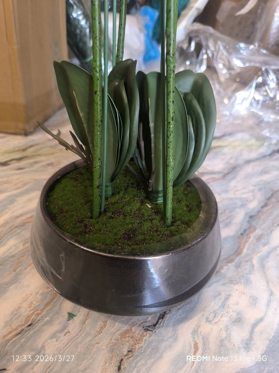 زهرة أوركيد صناعية بهذا الجمال واللون الشكري  ورق بلاستك جلدي يحاكي الورق الطبيعي مع سندان فرفوري قطر 20 سم وارتفاع 75سم
السعر 25


**إذا كنت صاحب هذا الإعلان وتريد حذفه لأي سبب، رجاءا أرسل رسالة إلى الدعم الفني**