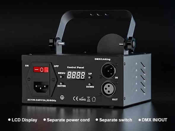 تأثير الرسوم المتحركة ثلاثية الأبعاد RGB ضوء الليزر بالألوان الكاملة تأثير مسرح DJ أضواء بار الحفلات
السعر ٨٥ على أول تم 
التواصل خاص او الاتصال على الرقم 
***********
