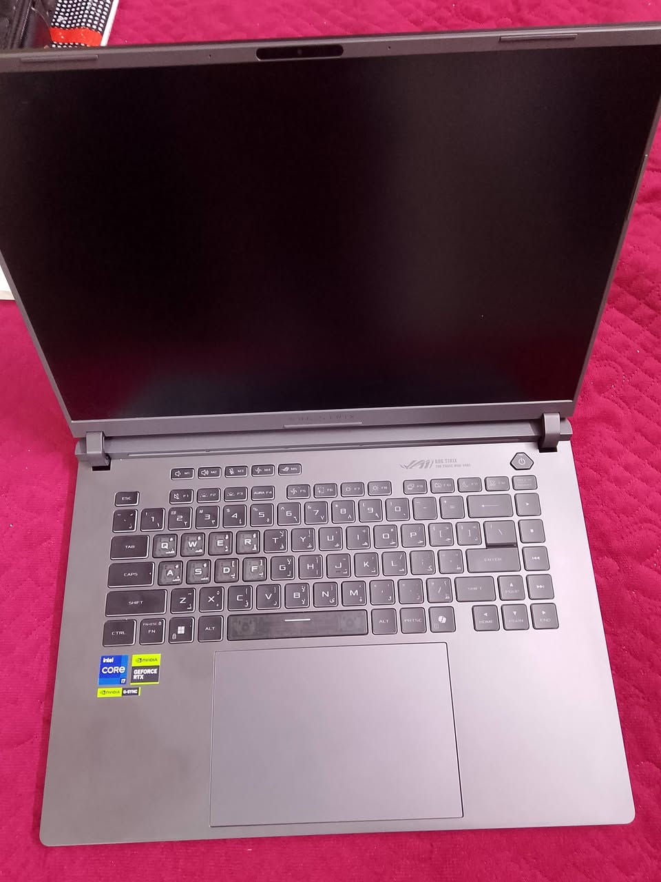 Asus Rog g16 
i7 14650 Hx
Rtx 5070. 8g
Ram 16.g ddr5. 5600
M.2.  500 gain 4
 ips 165 hz 
 1200.# . 1920
جديد استعمال اسبوع 
السعر 1800
***********
