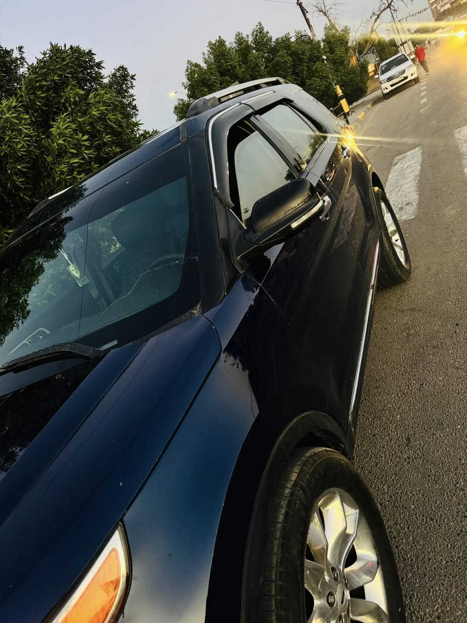 السلام عليكم
فورد اكسبلور 2012 وارد امريكي
حادث خشم جاملغ بارد وبدايه البنيد عكس السايق
 وباب راكب بارد وبارد باب الصندوق بسيط فقط
 محرك وكير وتبريد جاهزات
 V6/3500 
بانزين عادي
7 راكب تبريد 3 قطع
ويل 20 كروم
لايت عدسه زينون
كشنات كهرباء
نحكم ستيرن جهتين
ستيرن هيتر مرايات كهربائيه
شاشه اندرويد وكار بلي و ويز
كاميرات شارع داش كام امامي خلفي تسجيل حوادث بك
لايت لد
رقم بغداد مميز الجديد هزه ورقم وتحويل كله جديد
عطر امامي ضوئيه مال f150
تخم تاير جديد
سعرها 132 وبيها مجال للشراي 
العنوان البصره
رقم الهاتف ***********
