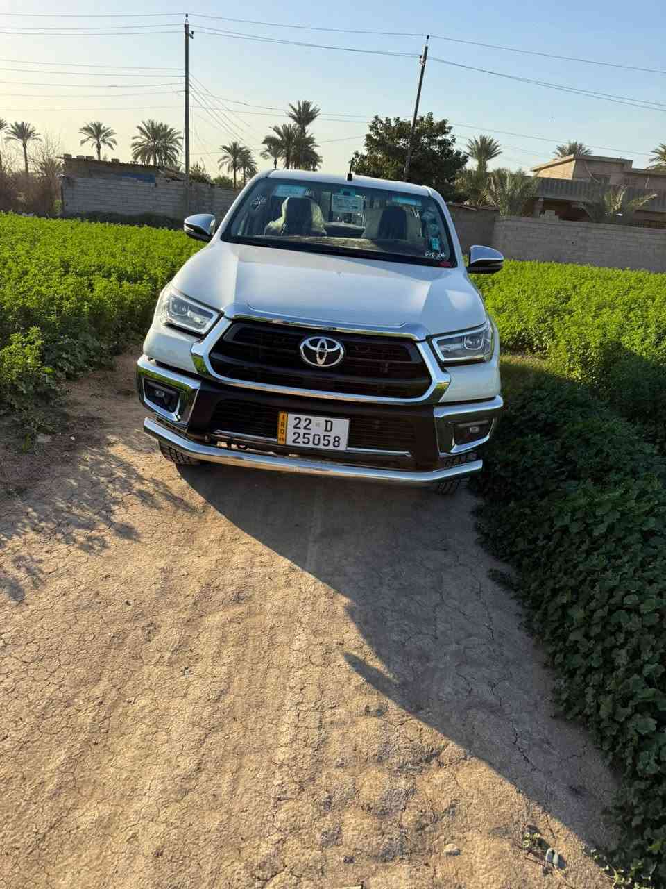 سلام عليكم للبيع هايلوكس فور ويل 
موديل 2022 سعودي. 
مكفوله ماعده شخوط قليله
فووول مواصفات 
ماشيه 72 الف
سياره جديده بمعنه كلمه 
مكان السياره بغداد  
السعر 325
  0751 272 4778‬
‭   0771 367 2684‬مصطفى
