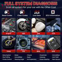 ئامێری دۆزینەوەی کێشەی ئۆتۆمبێل   LAUNCH OBD2 Scanner Car Diagnostic T...