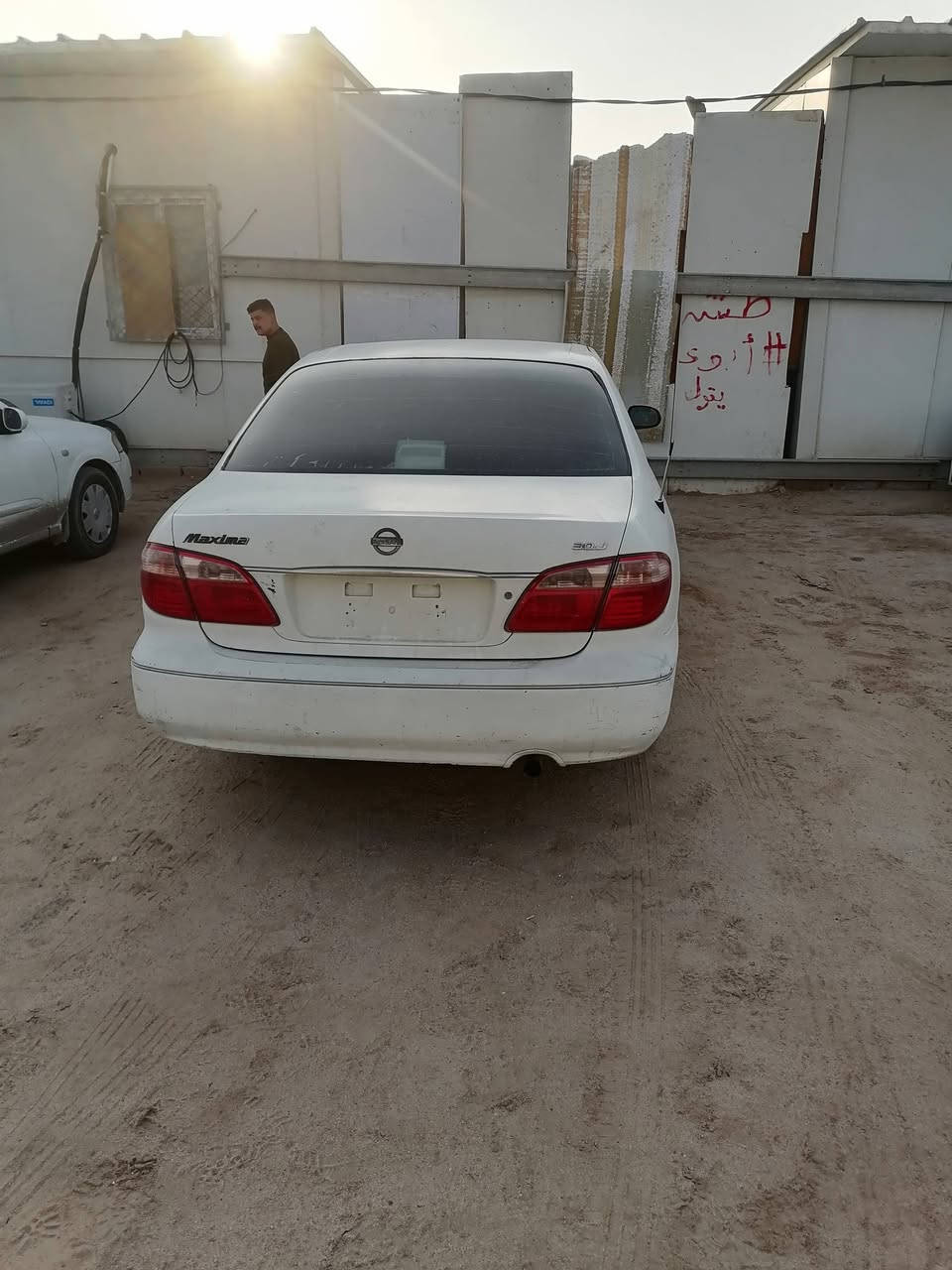 السلام عليكم نيسان مكزما ٢٠٠٨ مكينه كير حداديه تأيرات دواخل كله نضيف. السياره مزاد وزارة الداخليه  ضربتها بلجاملغ الأمامي فقط السعر ٣٨ وبيها مجال مكاني كربلاء طويريج ***********
