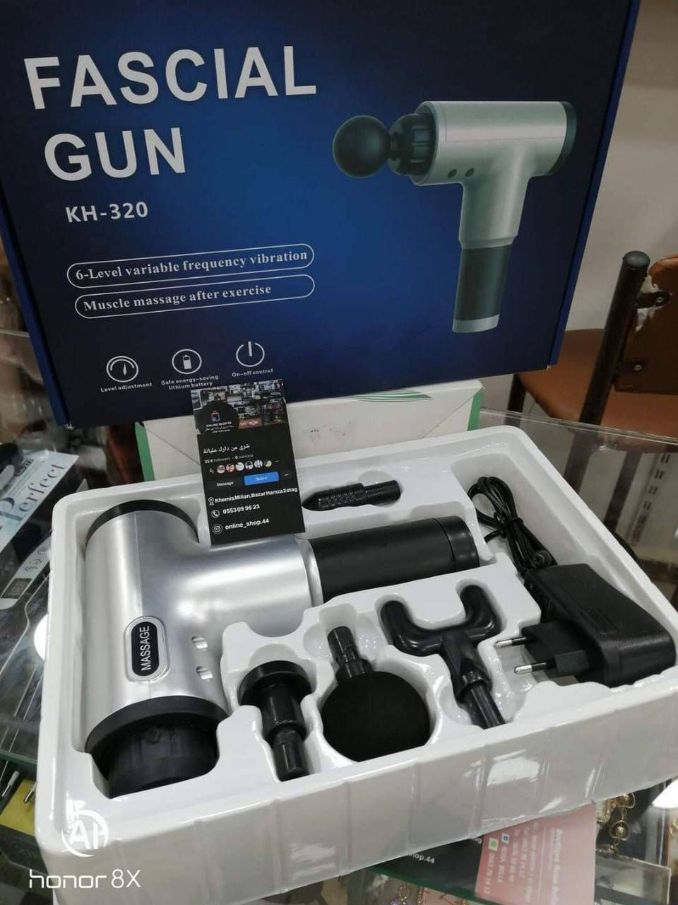 جهاز مساج العضلات للرياضيين HG-320 ولتكسير الدهون العنيدة. 
جهاز مساج العضلات Fascial Gun HG-320

_ يعمل على تدليك عضلات الجسم وازالة التصلب والخشونة
_ يساعد على تكسير الدهون بشكل سريع وفعال. 
– مسدس مساج احترافي لتخفيف آلام العضلات في كافة انحاء الجسم. 
– تخفيف آلام المفاصل بعد التمرين الصعب أو التمرين البدني المطول.
_ فعال في المساج العميق لجميع عضلات الجسم 
_ مناسب جداا للرياضيين وفعال في فترات النقاهة 

يستخدم مدلك العضلات Fascial Gun HG-320 طريقة للعلاج بالاهتزاز تجمع بين السعة المحددة وتردد الاهتزاز وعزم الدوران لعنصر التدليك. يتم تحقيق التأثير من خلال العمل على الطبقات الداخلية للأوتار والأنسجة العضلية واللفافة التي لا تسبب الألم. يتكون مدلك في شكل مريح في شكل مسدس ، يجلس بشكل مريح في اليد ، وأنها مريحة للاستخدام. هناك 4 فوهات في المجموعة للتأثير على مجموعات عضلية معينة من الساقين والأرداف والظهر والصدر والمعصمين والكاحلين. المدة المثلى للدورة 15 دقيقة ، وتعمل من البطارية المدمجة.

​✅ توصيل لجميع محافظات العراق 🇮🇶
✅ للطلب والاستفسار يرجى مراسلتنا على الخاص 📩


**إذا كنت صاحب هذا الإعلان وتريد حذفه لأي سبب، رجاءا أرسل رسالة إلى الدعم الفني**