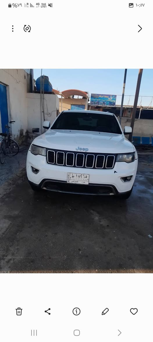 السلام عليكم بيع مستعجل جيب لاريدو مديل ١٧ بغداد محرك ٣٦٠٠المحرك مكسور اذراع بل مكينه ما اعرف ظاغطه ظاربه ومتفلشه  ابيع عل وظعه حداديه جديده باتري جديد نوزل بلك مجول تايرات جدد ماناقصه شي معوقين وصارت حره مكان السياره ميسان السعر ١٧٠ بيه مجال  ***********
