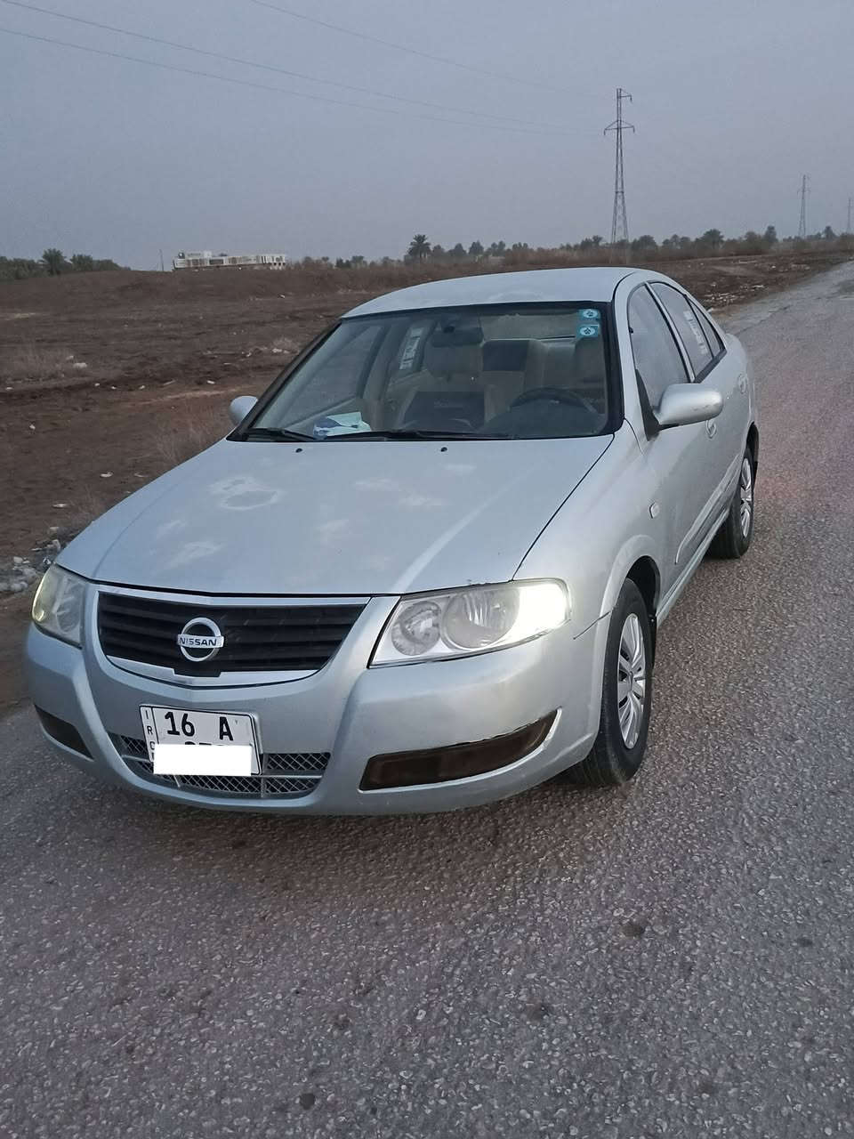 السلام عليكم ورحمه الله 
نيسان صني موديل 2007 رقم قادسيه الدولي بأسمي هزه جديده 
السياره مكفوله من الظربه والصبغ والتبديل بيه باردات موضحات بالسونار 
كير ومحرك وحداديه خير من الله 
تبريد ثلج تدفئه درجه اولى 
تخم تاير وباتري جديد سياره جاهزه 
مكانه بابل القاسم 
***********
سعر 84 بيه مجال قليل
