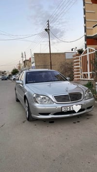 للبيع مارسيدس غواصه موديل 2001 S55amg ماشيه208الف كيلو حقيقي رقم بغداد...