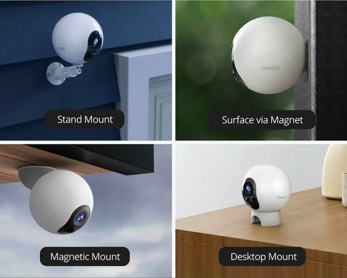 للبيع: نظام كاميرات مراقبة VAVA CAM PRO لاسلكي (كاميرتان + محطة أساسية)
المواصفات:
دقة تصوير 1080p Full HD.
كاميرتان لاسلكيتان تعملان بالبطارية.
بطارية طويلة العمر قابلة لإعادة الشحن.
مقاومة للماء والغبار بمعيار IP66، مناسبة للاستخدام الداخلي والخارجي.
تخزين محلي مجاني عبر المحطة الأساسية (بدون رسوم اشتراك شهرية).
تشفير AES لحماية البيانات.
كشف الحركة مع إرسال التنبيهات عبر التطبيق.
رؤية ليلية.
اتصال لاسلكي مع المحطة الأساسية لسهولة التركيب دون تمديد أسلاك.

الحالة :جديدة 
السعر: (٥٠٠٠٠ ألف )
للتواصل:*********** يتوفر واتساب.

