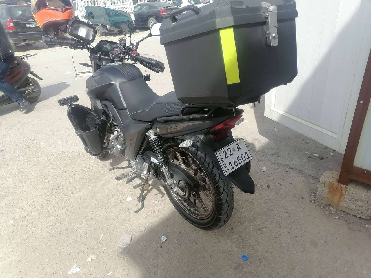 سلام عليكم لبيع RK 200 دراجه ع وضع شريكه جديده ماشه 7600k رقم اربيل كبل احولك عنوان كركوك *********** سعر خاص
