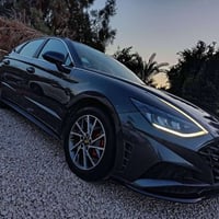 سوناته للبيع موديل 21  مرقم مثنى معوقين  الضرر دعاميه اماميه فقط  السع...