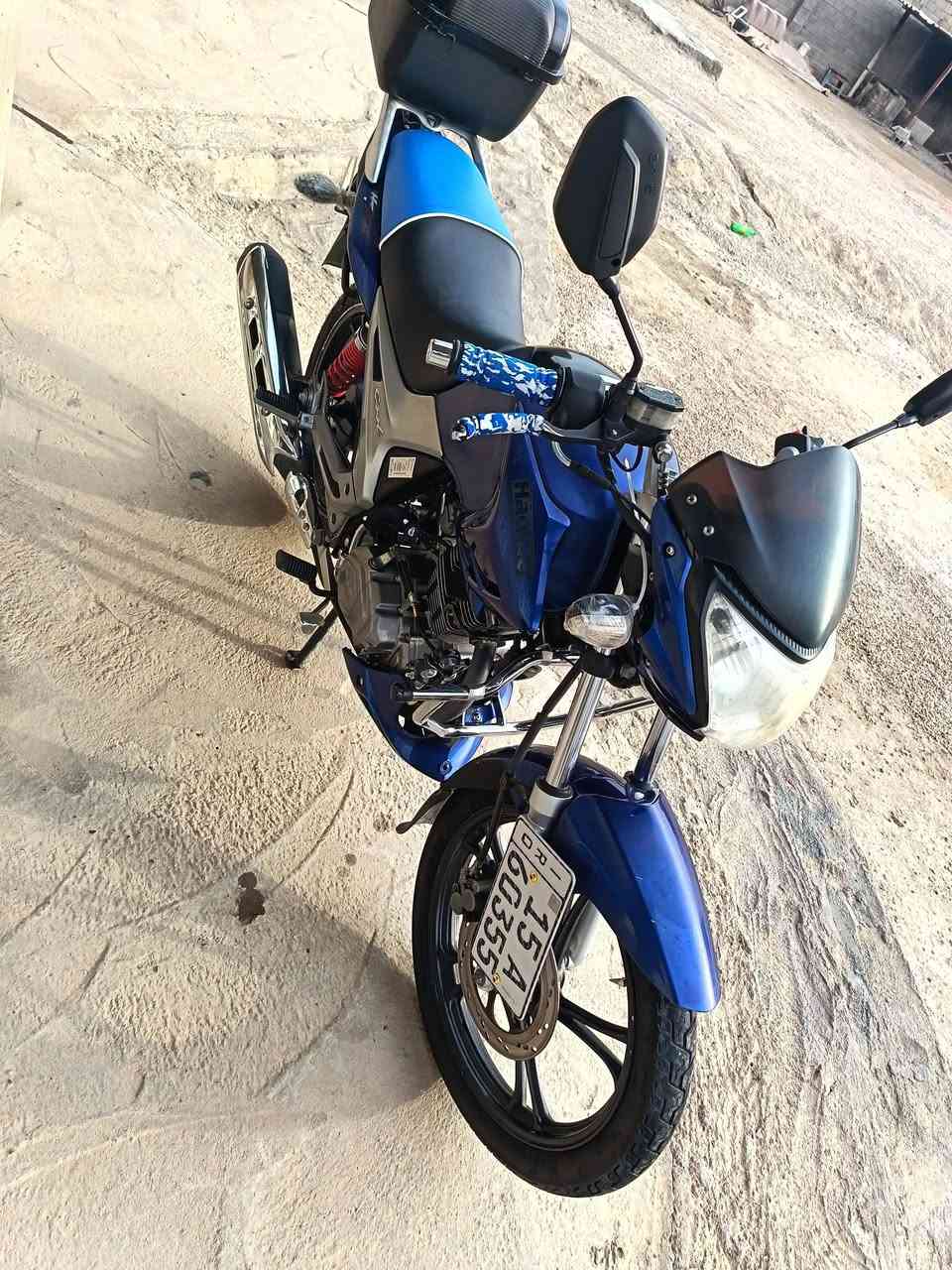 سلام عليكم من رخصت الامن دراجه هاوجي عدل موديل 2015 نضافه 90/100 اي نقص مابي كامل مكمل مسجل بسمي لوحات انكليزي ولله العظيم دراجه ناعمه ونشطه ونضيفه فول سعرها (مليون او 650) من الاخير مكاني الرمادي زنكوره وهذا رقمي *********** ولي مايشتري لايكسر حلال الناس
