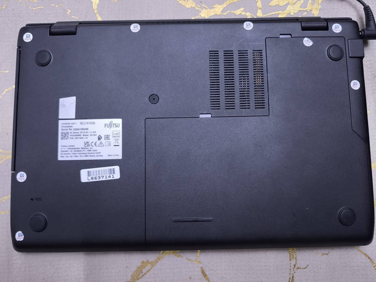 💻  لابتوب Fujitsu LIFEBOOK A3511 
🔹 المعالج: Intel Core i5 الجيل 11 (i5-1135G7)
🔹 الرام: 16GB 
🔹 التخزين: SSD 256GB ⚡
🔹 كرت الشاشة: Intel Iris Xe Graphics 8GB
📦 الحالة: شبه جديد وبي ضمان منا لسنه 
📍 المكان: بغداد / الدوره 
💰 السعر: 375,000
📩 للتواصل  – *********** واتساب
