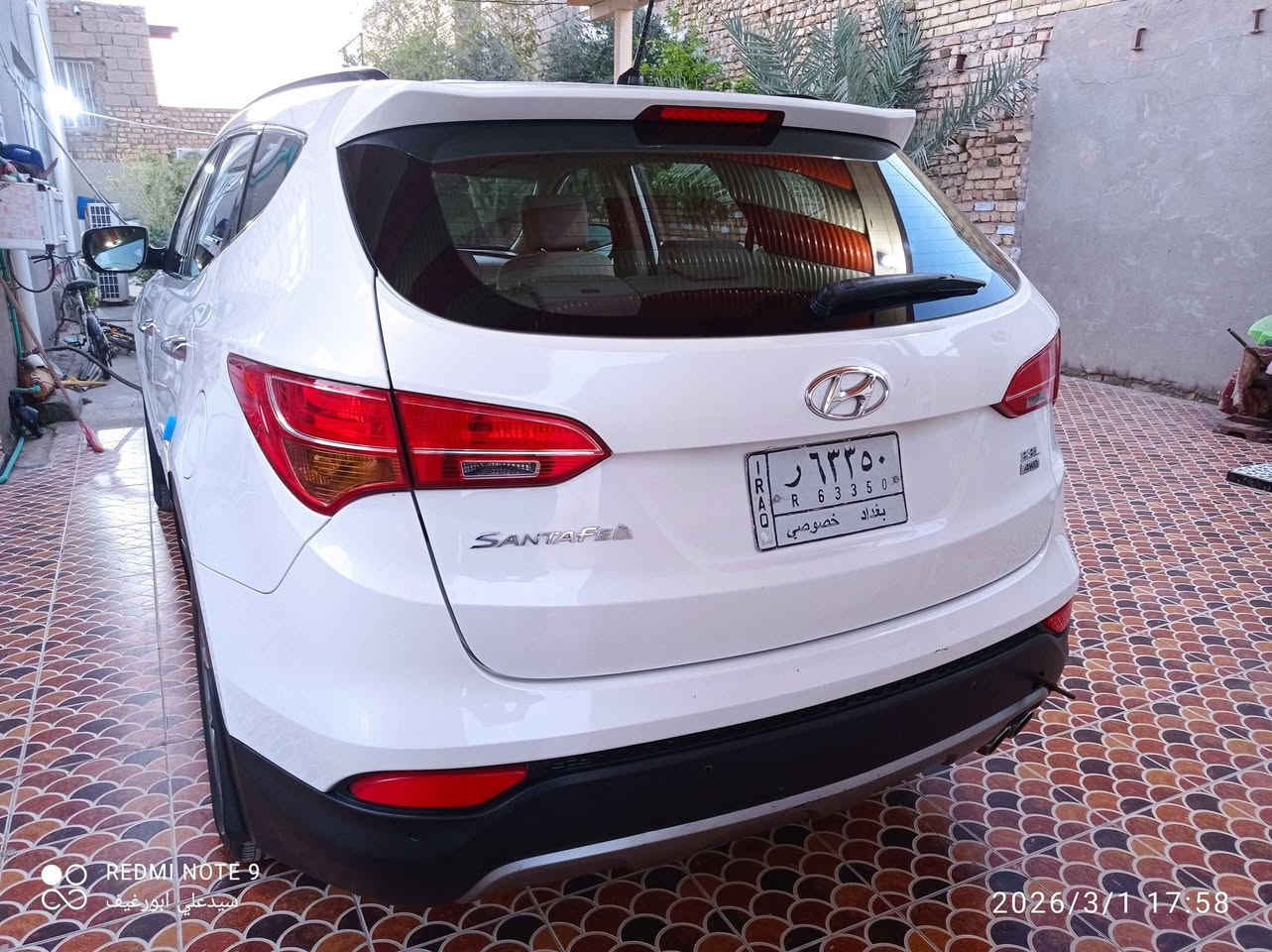 #للبيع سنتافي خليجي موديل 2014
رقم بغداد (مشروع وطني)
باسمي، تحويل مباشر
6 سلندر
7 راكب
ويل كب كروم
إشارات بالمرايا
فور ويل
السونار مرفق مع الصور
السيارة نظيفة جداً
مكان السيارة: واسط / الكوت - الدجيلي
السعر: 170$
للاستفسار الاتصال على الرقم: *********** Singapore
