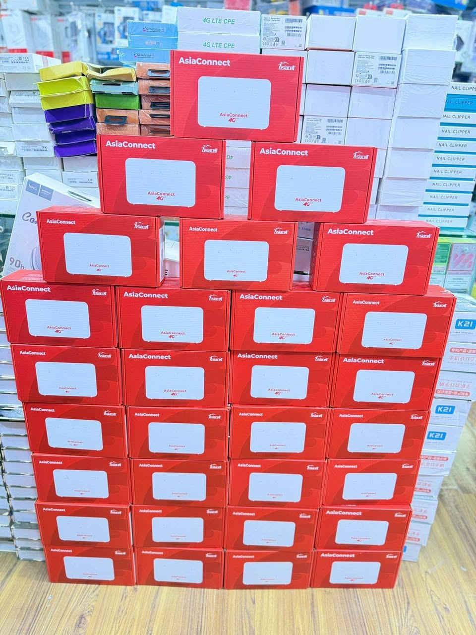 عرض راوتر اسيا سيل 4.5G+
بسعر 30الف فقط 
مركز دولار حي الصحفين قرب فلكه القاضي 
***********
