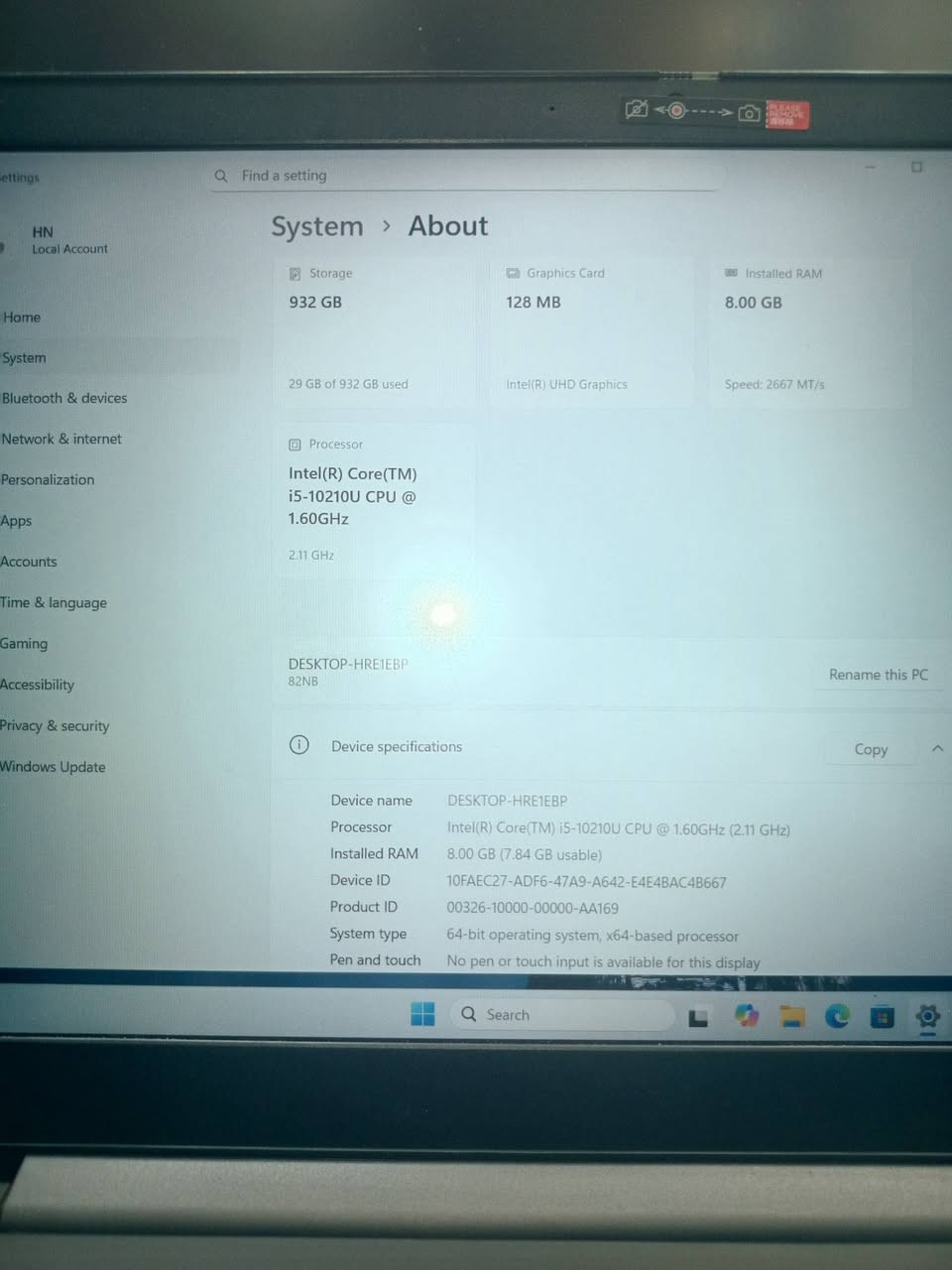 🔥 للبيع لابتوب Lenovo V15 G1 IML 🔥
💻 جهاز نظيف وجاهز للاستخدام اليومي (دراسة / شغل / تصفح)
📌 المواصفات:
المعالج: Intel Core i5 الجيل العاشر
الهارد: 1 تيرا HDD
رام /8 قابل للتطوير 
الشاشة: 15.6 إنج@
كرت شاشة: Intel UHD مدمج
بطارية جيدة
يدعم WiFi + Bluetooth
منافذ: USB / HDMI / كرت ميموري
350الف


**إذا كنت صاحب هذا الإعلان وتريد حذفه لأي سبب، رجاءا أرسل رسالة إلى الدعم الفني**