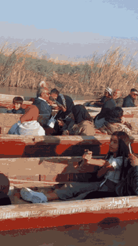 اهوار الجبايش • سفرة آثار أور • غداء سمك