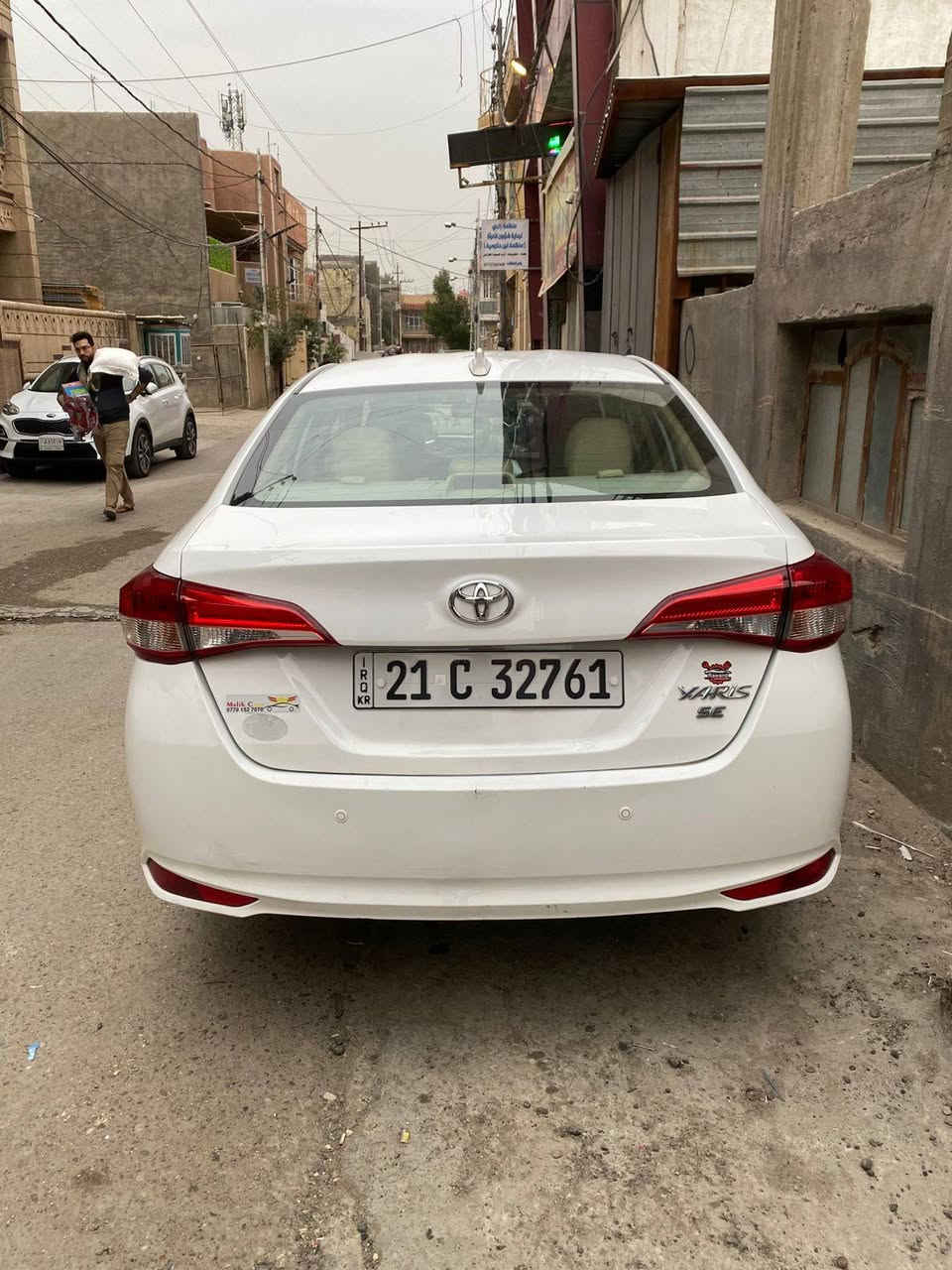 السلام عليكم/ سياره كورلا( يارس)خليجيه موديل2019 بلادي برغي مامفتوح بيه سياره شركه تخم تايرحساس خلفي رقم سليمانيه بأسمي الاتصال على الرقم ***********
