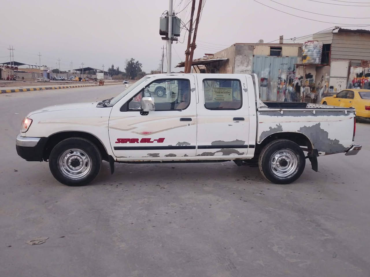 سلام عليكم سياره 
 نيسان موديل 2002
رقمها بصره.  سنويه،
ال2028 بيها،رشات 
صبغ  مكينه، كير،حداديه،
مكاني الناصريه، قضاء،رفاعي
***********،،،،،،
