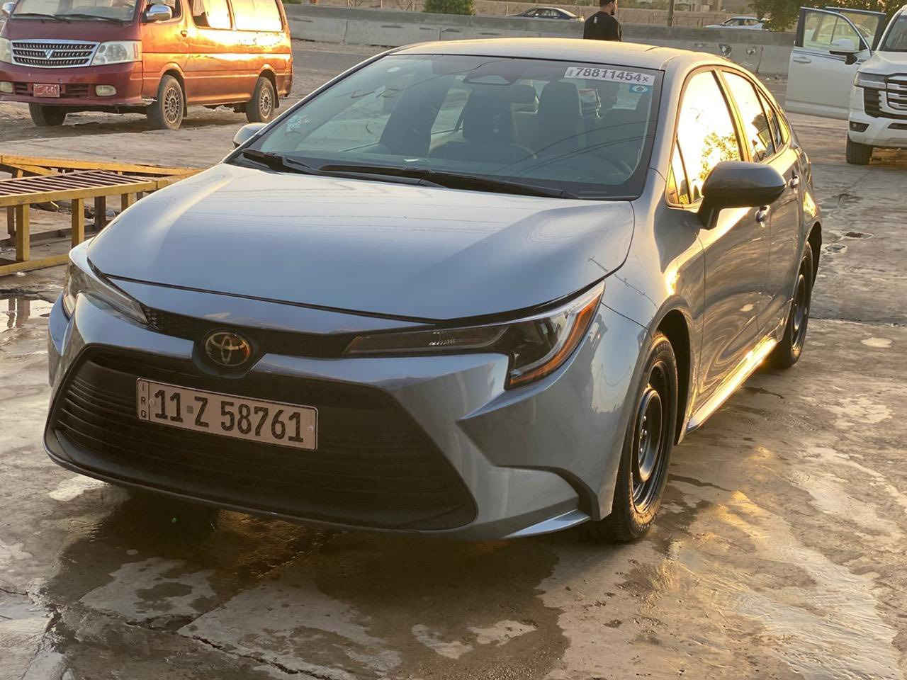 للبيع تويوتا كورلا 2024 بدون حادث بدون شخط بدون بارد وارد امريكي ماشيه 12 الف مكينه 2000 السياره داخله تقرير تعمل وتسير 
من امريكا 
شاشه جبيره 
زنون 
كاربلي 
مواصفات الLe الستندر معروفه 
السعر 168 وبيها مجال 
مكاني بغداد 
الهاتف ‭0770 887 2144‬
