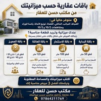 الضباط • قطع ٥٠/١٠٠/١٢٥م • باقات عقارية