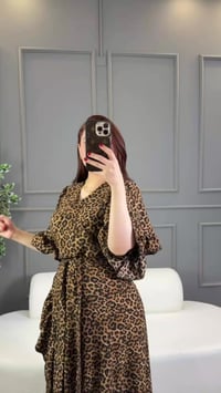 فستان نسائي • خامة كريشة • فري سايز