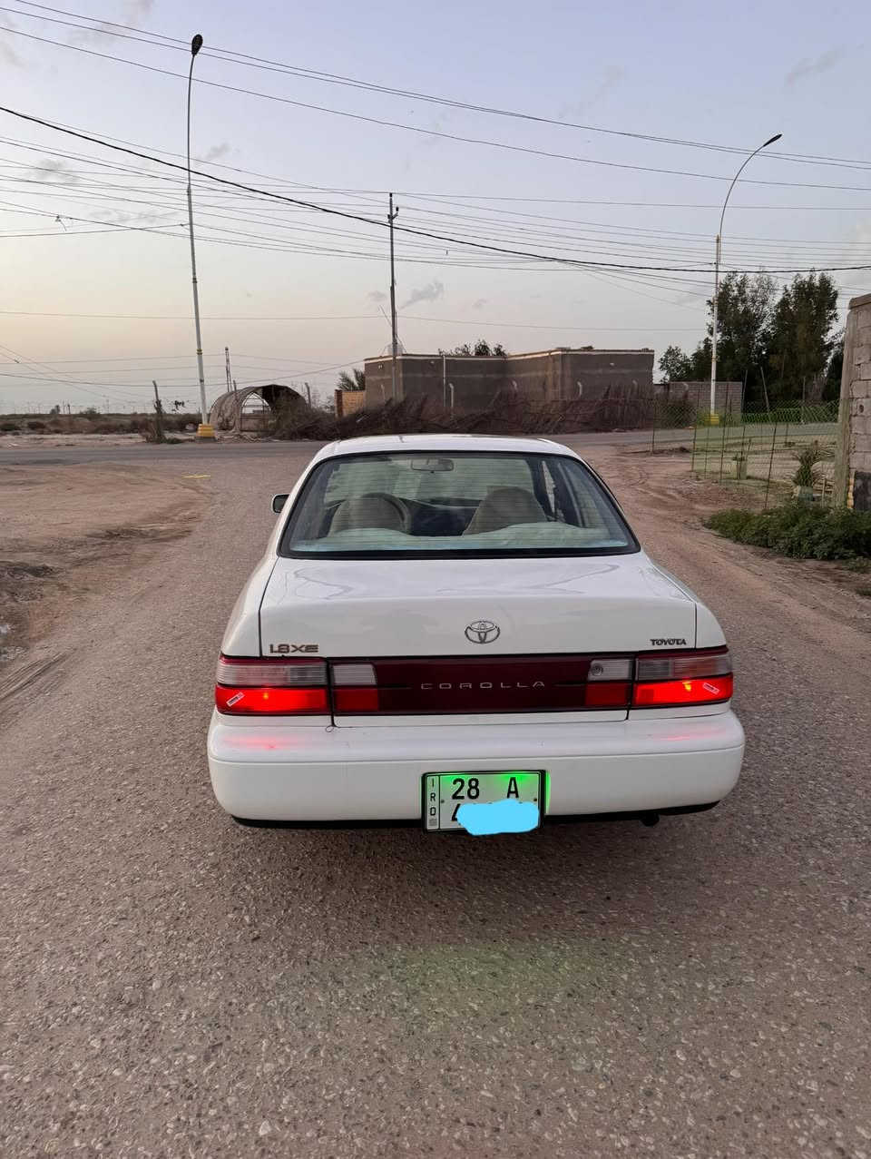 سلام عليكم للبيع كورله ١٩٩٤ مكفوله من الضربه ولكص ونقل جثه ولعيب الشرعي رقم نجف دولي مشروع وطني تبريد ثلج ❄️ حداديه تخم تاير توني شاده محرك ١٨٠٠ شرط سعر ٦٥ مكان سيارة سوك الشيوخ للاستفسار ***********
