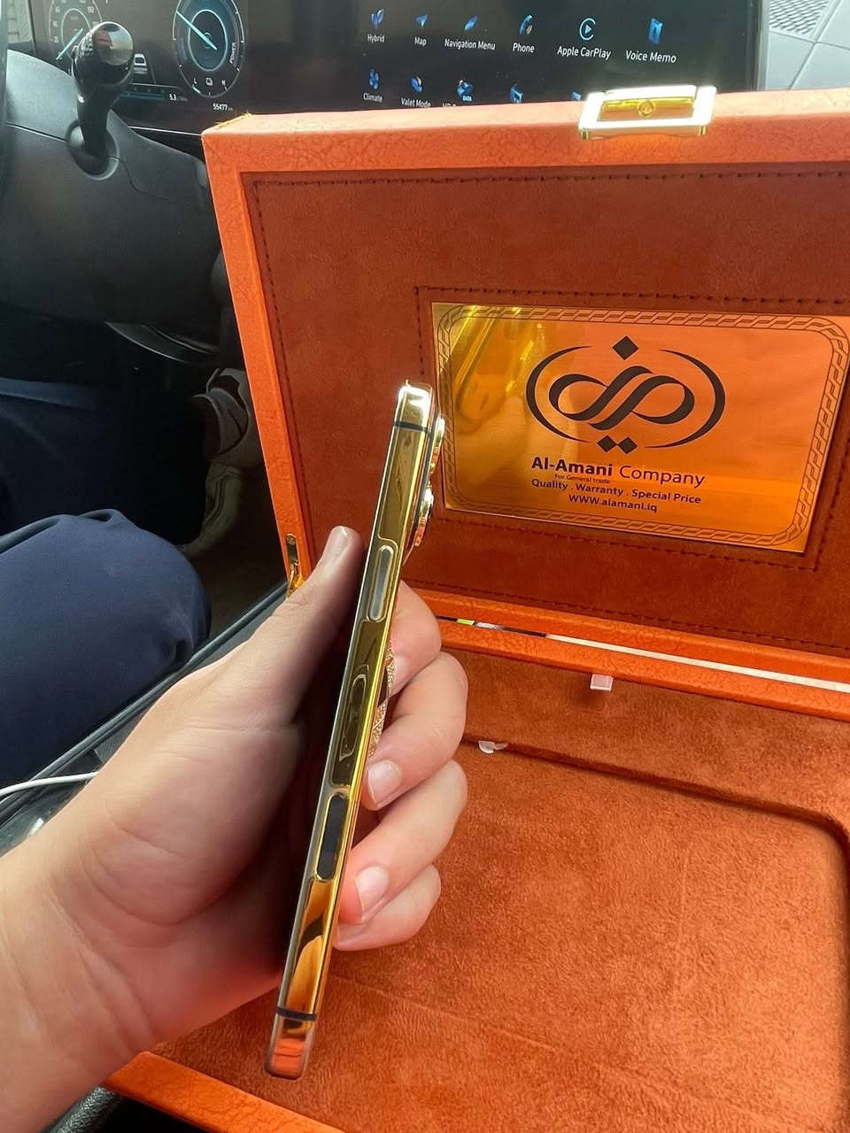ايفون 17 pro max مطلي ذهب للبيع
مطلي ذهب عيار 24

بطارية 100% 

عدد الشحنات 50 

سيم كارت عدد واحد

تخزين 256 

نظافة 100%

السعر مليونين و خمسمئة

2,500,000

للاستفسار 

***********
