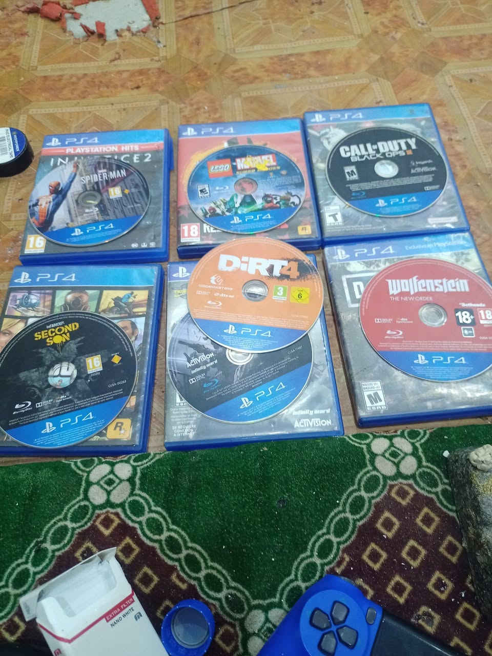 بلي ستيشن 4 سلم وياه جويستكين و14قرص 7بالعلبه و7بدون  والحساب بي بيس اخر نسخه رايده ب325وبي مجال الماتعرف لاتعلق المايعجبه لايلعق مع تحياتي نضامه 13.2 من حله وعندي توصيل


**إذا كنت صاحب هذا الإعلان وتريد حذفه لأي سبب، رجاءا أرسل رسالة إلى الدعم الفني**