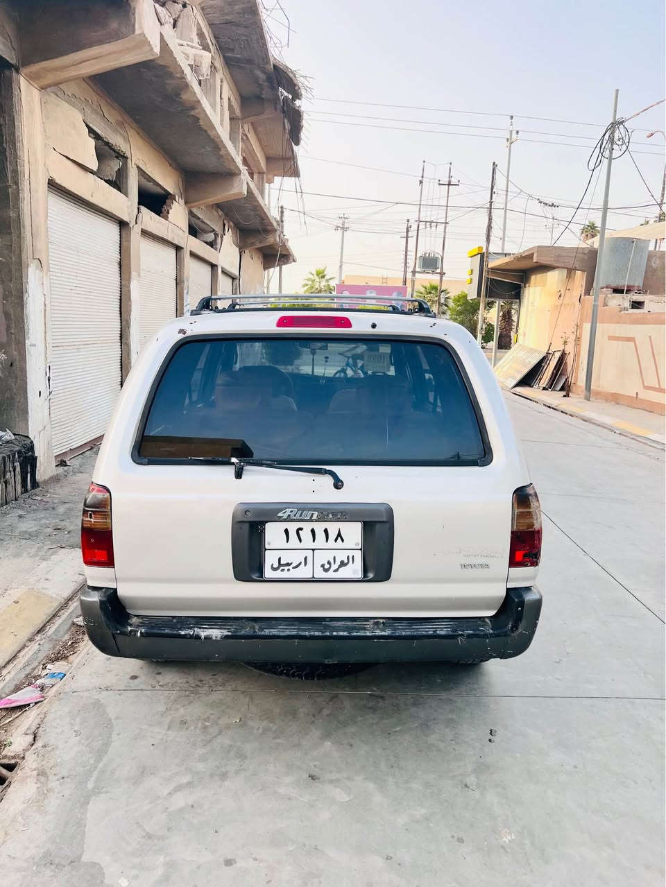 تيوتا رنر 1998بلادي سيارة مامبدل بيها اي قطعة بيها بارد براس جامرلغ كير محر بشرط تدفئة تبريد كهربائيات كلها تشتغل بشرط محرك 4سلندر 2700 دفع رباعي شغال رقم اربيل تحويل بشرط السعر 90وبيها مجال لطيبين رقم الهاتف( ***********) Singapore
