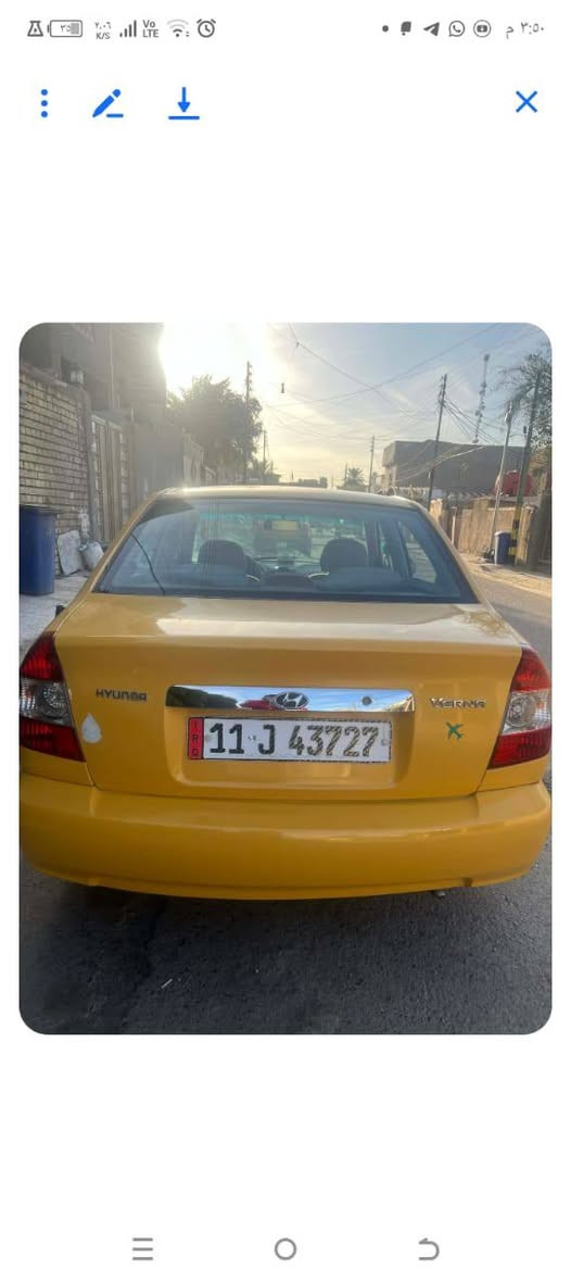 هونداي فيرنا ٢٠١٤      رقم انكليزي بغداد مكفوله   بأسمي تحويل ثاني يوم مكانه بغداد جسر ديالى السعر ٧٠ وبي مجال بسيط للاستفسار *********** اخوان مكلف اتصل على الرقم
