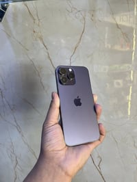 فون 14promax جهاز ماستر AAA ذاكرته 256  بطاريته 86 نضافت جهاز 100/100 ...