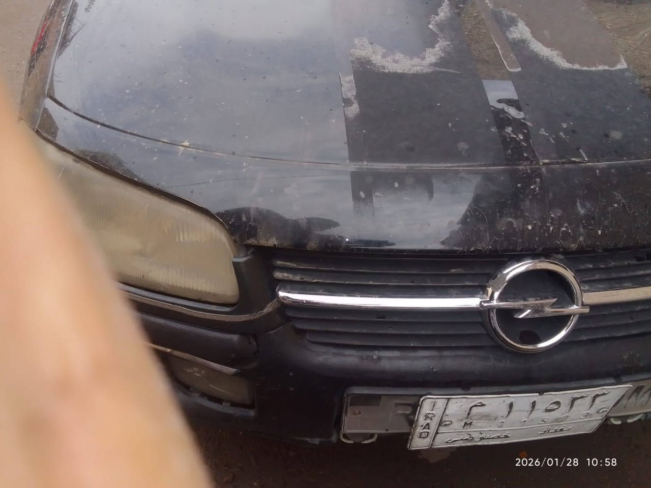 اوبل 94بغدادمكفولةمن الصبغ محرك كيربطة2500تبريدقطعتين شغال تخم تايم جديدمكاني بغداد الرسالةمكلف بلنشر‏‪***********‬‏
