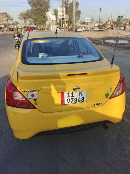 السلام عليكم نيسان سني مديل 2019سياره ماشيه 306بدل مكينه جديده سياره بيه بس بارد بدون قطع تبديل تبريد تخم  تاير صدر جديد كهربايات كله شغاله مناقصه شي كبل لشارع السعر 105وبيه مجال اقليل مكان سياره بغداد ما متواجد عل فيس الشراء يتصل ***********
