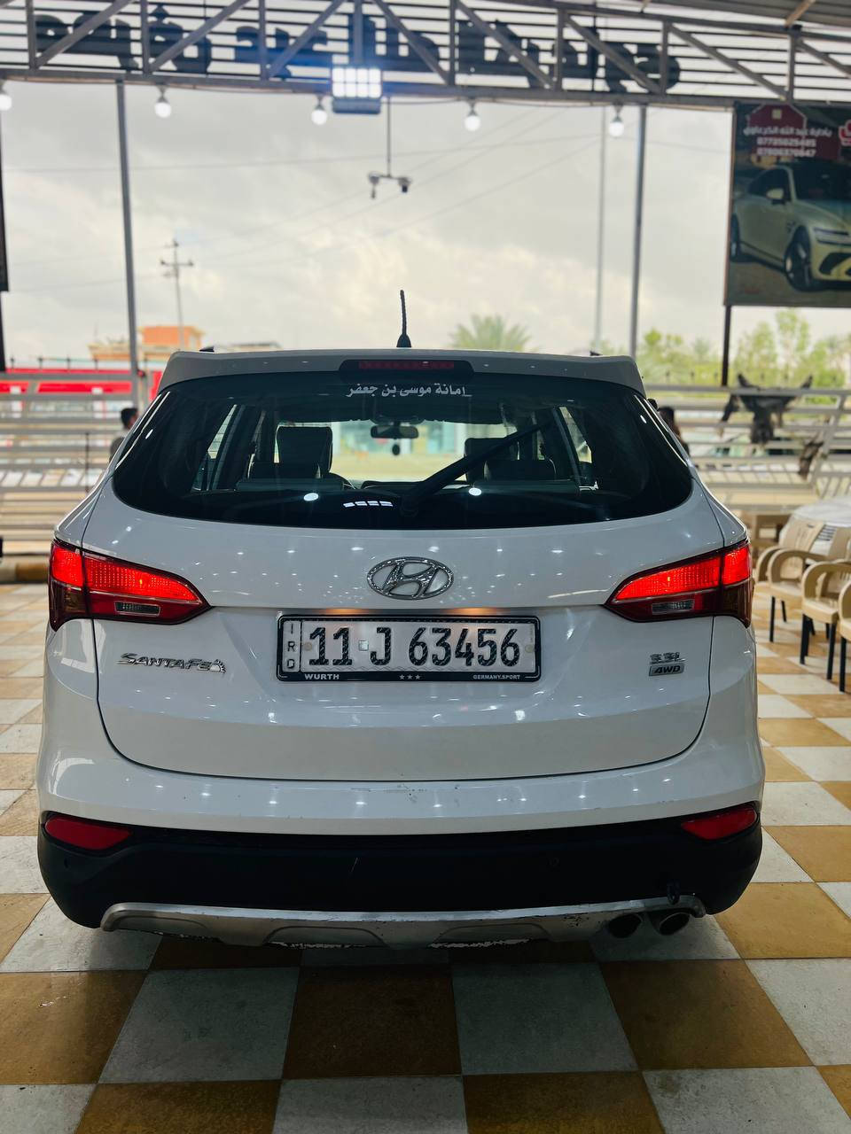 للبيع هونداي سنتافي موديل 2014
كفاله عامه 
كفاله كير ومكينه وحداديه وتخم تاير 
6V  سلندر 
7 راكب # 3 قطع تبريد 
مشي حقيقي 140 
بسمي تحويل مباشر 
رقم بغداد الجديد 
عنوان بابل الشوملي 
السعر 167 وبيه مجال 
*********** واتساب
