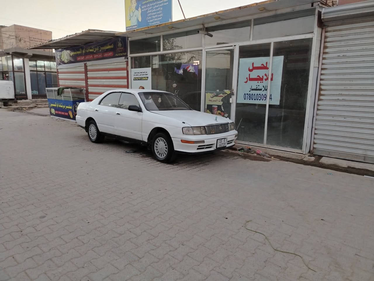سياره بطة رقم انكليزي بسمي كفالة للبيع مكان نجف *********** سعر ٤٥ بي مجال
