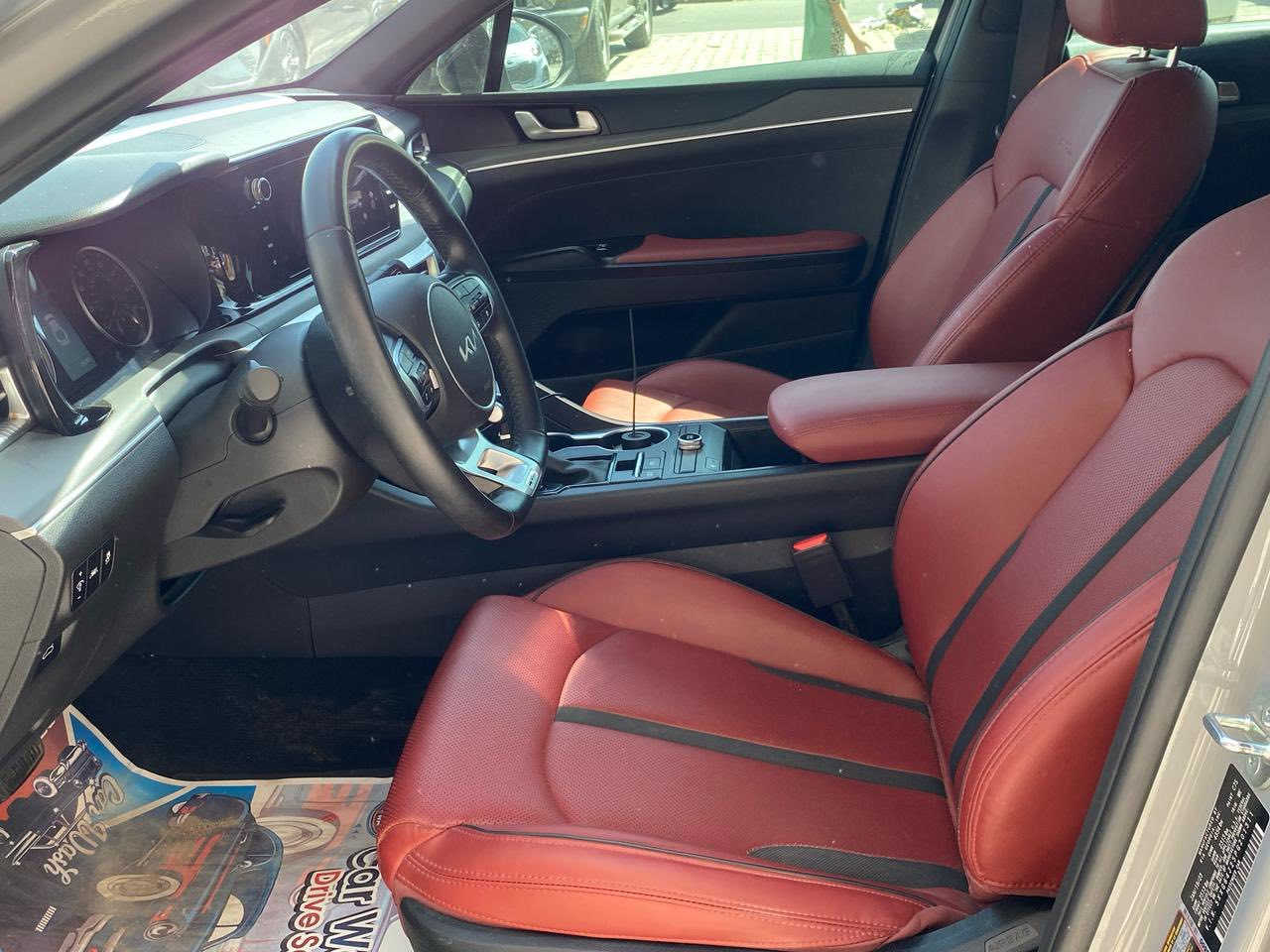 السلام عليكم كي فايف موديل 2023
مواصفات جي تي لاين فوول
1600تيربو 
مواصفات 
فتحة (سبشل)
ستيرن حرف D
بصمه
داخل احمر 
شحن هاتف لاسلكي 
قياده ذاتيه ؏ الخطوط السريعه
هاند بريك بصمه
تشغيل عن بعد 
مثبت سرعه 
نضام ABS
مانع انزلاق حساس أطارات 
بك لايت ليد
شاشة متصل 
شاشه اعطال
ويل كروم لونين
رادار جانبيه
مراقبة النقطة العمياء
رادار الخطوط البيضاء 
اشاير بالمري 
كشنات جلد لون احمر
كشنات كهربائي 
4 أنظمة قيادة
بلوتوث + aux + usb
فول تحكم ستيرن
كير أوتو + عادي
ئوتو بريك 
‏ ‏الخريطة
 زينون
صندوك بصمه + حساس حركة
‏AUTO HOLD
السعر 205
العنوان -فلوجة
***********
