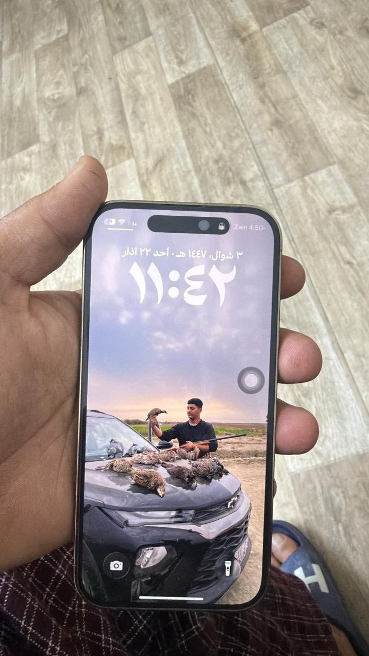 14Pro 
 256ذاكره 
بطاريه 79

جهاز بلادي ممبدل بي سي 
ملحقاته فقط كيبل شحن
مكاني بغداد


**إذا كنت صاحب هذا الإعلان وتريد حذفه لأي سبب، رجاءا أرسل رسالة إلى الدعم الفني**