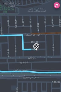 حي عدل قطعه تفليش 300 م واجهه 10 سند بااسمي استفسار 07775143645