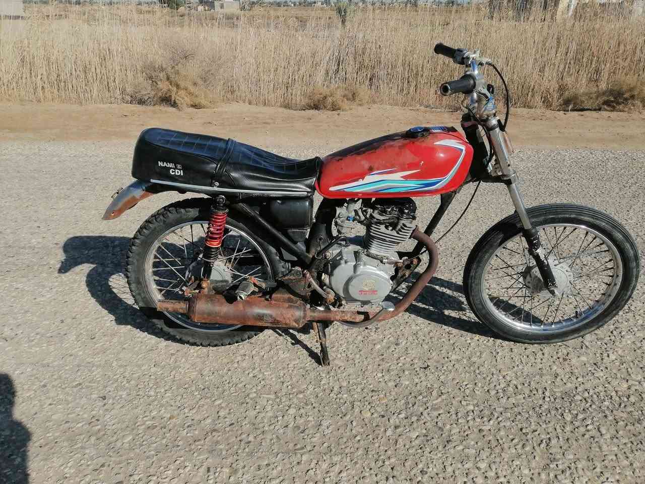 السلام عليكم دراجه تايكر 2018  كلك كلك  دراجه هندر واحد تشتغل كامله تايرات جدد ماعوزهه برغي بس مفطور الشاصي فطر قليل شعره وملحوم السعر 130وبيهه مجال للطيبين الاستفسار عل رقم ***********.
#ملاحضه خاص ماكو
