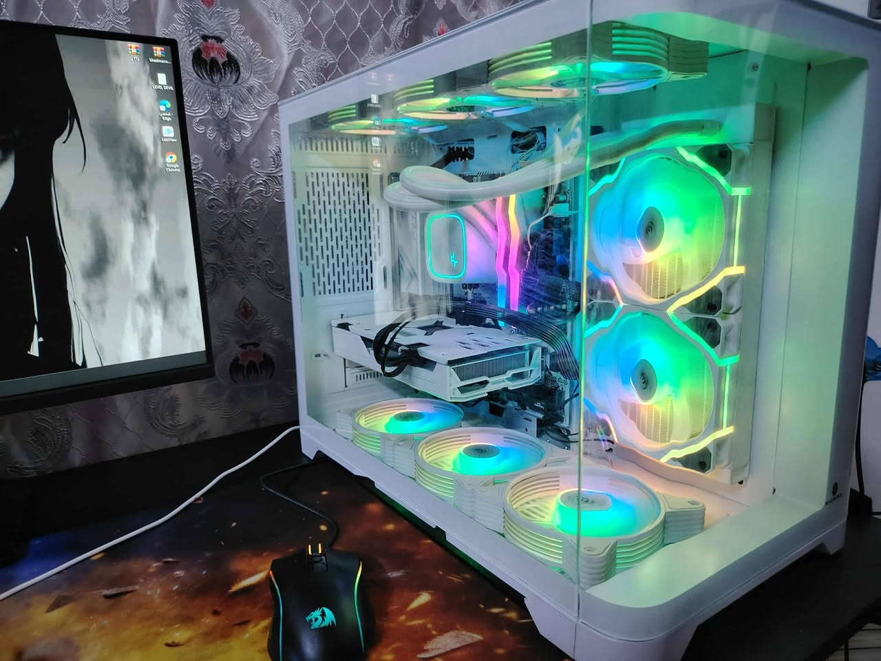 مواصفات التجميعة : 
المعالج AMD Ryzen 5  5600 6 cores
كارت الشاشة RX 5500XT 8G DDR6
الرامات 16g ddr4 Rgp
المذر بورد B550 M pro SE 
التخزين كلهن ssd m.2 : 
الاول 2تيرا
الثاني 512
سرعة عالية
الكيس ابيض وية 8 مراوح وريمونت كنترول لتغير الالوان
وندوز 11 مفعل وجاهز للاستخدام

السعر 💵 : الكيس وحدة ب950
اذا تريد وياه ملحقات:
1-شاشة 75Hz حجم 24 
2- ups online 2500 
3-ملحقات (سماعة كيمنك وماوس وكيبورد وماوس باد وجوستك)
يصيرن كلهن مع الكيس بمليون و150 
مكاني النجف (توصيل ماعندي) التجميعة صارلهه كم شهر عندي جديدة


**إذا كنت صاحب هذا الإعلان وتريد حذفه لأي سبب، رجاءا أرسل رسالة إلى الدعم الفني**