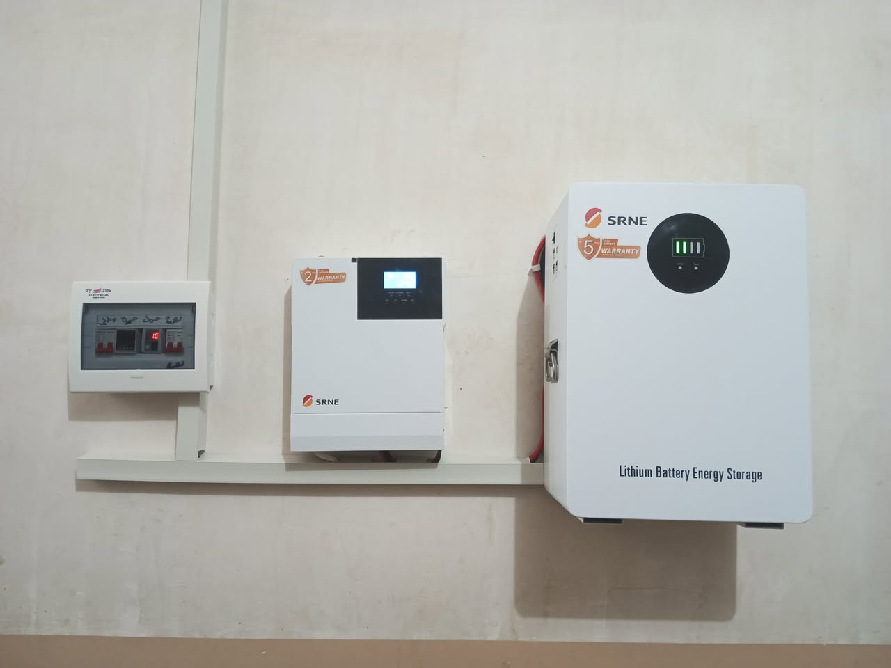 السلام عليكم
من عروض شركة الحجاب للطاقة الشمسية 

✅🌟تم تنصيبها للأخ (ثائر رجب ابو رفل ) في الفياض📍 

              ⚡بقدرة ⚡

12-امبير نهاري ☀️
7_ امبير ليلي 🌙

✅ تظمنت المنظومة الشمسية 🔆
 
6_ألواح من شركة لونجي 615 واط 
 بقدرة توليد ⚡(2.5امبير) (مؤسسة)   
 بظمان ١٥ سنة ✅
 
2_ بطارية ليثيوم من شركة (SRNE) 7 كيلو واط بقدرة توليد⚡7 امبير لمدة 5 ساعات ⏱️ 🛑 
بظمان 5 سنوات ✅

3 _انفيرتر من شركة (SRNE) 🟢
بظمان 2 سنة✅ 

☀️نقدملك هذة المنظومة مع صيانة 🛠️مجانية لمدة سنة
وظمانات حقيقية واستبدال اي عنصر تالف 👍

________________________________________
_________________________________________

🔴نعمل ليلا 🌙 مع نهار،☀️

✅غايتنا أرظاء زبائننا  الكرام ومواعيدنا معهم ⚡✅

🎉حياكم الله في شركة الحجاب للطاقة الشمسية 🎉

الهاتف للأستفسار
 
*********** الاستاذ فرحان

العنوان_الشرقاط_اسديرة_الفياض
