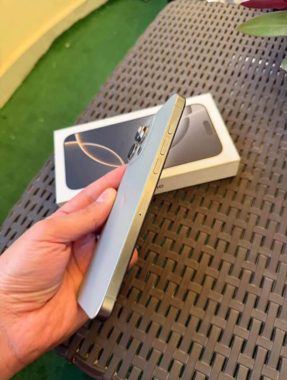 📱 آيفون 16 برو ماكس (iPhone 16 Pro Max)
للبيع جهاز بنظافة ممتازة وبحالة الوكالة:
 النسخة: خالي من أي صيانة (شد برغي شركة)
 المواصفات: عربي / شرق اوسط (Master)
 نسبة البطارية: 91%
 عدد دورات الشحن: 431 دورة
السعر 1300
بلد

📌 للتواصل والاستفسار:
📞 ***********
